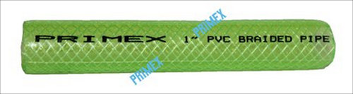 Round Green Braided Hose Pipe