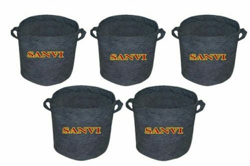 Sanvi Light Weight And Easily Handling Geotextile Fabric Grow Bag For Terrace Gardening