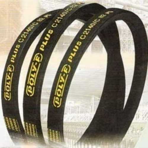 Banded V Belt In Black Color And Rubber Material Temperature Range 250C Degree - Outside Circumference Applicable To Sections A B C D F