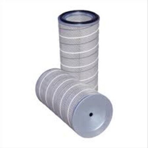 Round Shape Polished Finish Metal Body Gas Turbine Filter for Industrial