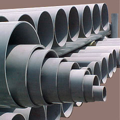 UPVC Pipe - 6 Inch Seamless Grey Round PVC Water Pipes | Ideal for Food Product Conveyance Suitable for Architectural Applications