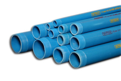 uPVC Blue Plumbing Pipes - ASTM D-1785 Standard Leak Proof Joints & UV Resistance