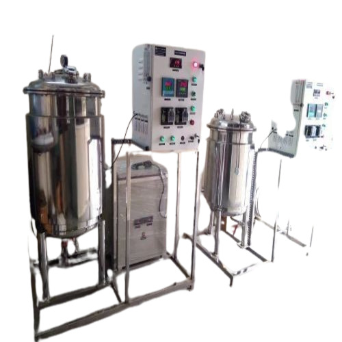 Bio Fertilizer Manufacturing Plant Machine - 1000 L Stainless Steel - Semi Automatic Electric Drive Silver Computerized 230-415 V 50 Hz