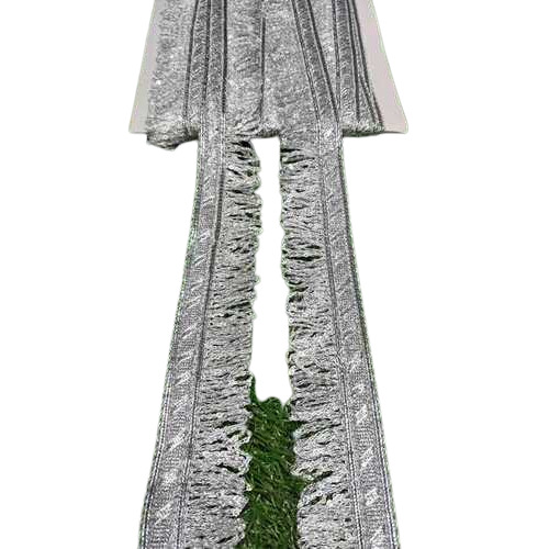 Ayush_671 Silver Zalar Lace (3cm X 9mtr) Length: 9 Meter (m)
